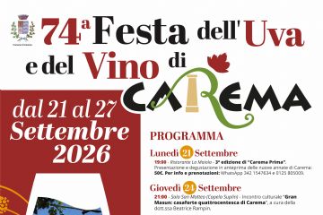 74^ Festa dell'Uva e del Vino di Carema